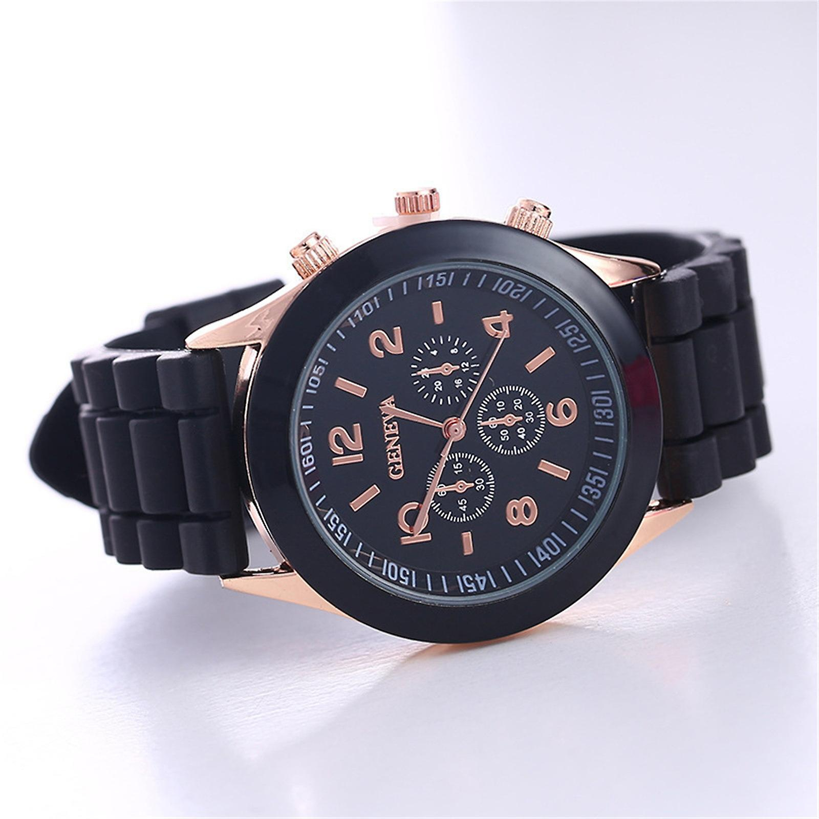 Reloj Huoguo Fashion De Silicona Con Tres Ojos  Color Caramelo  Para Mujer - Venta Internacional.