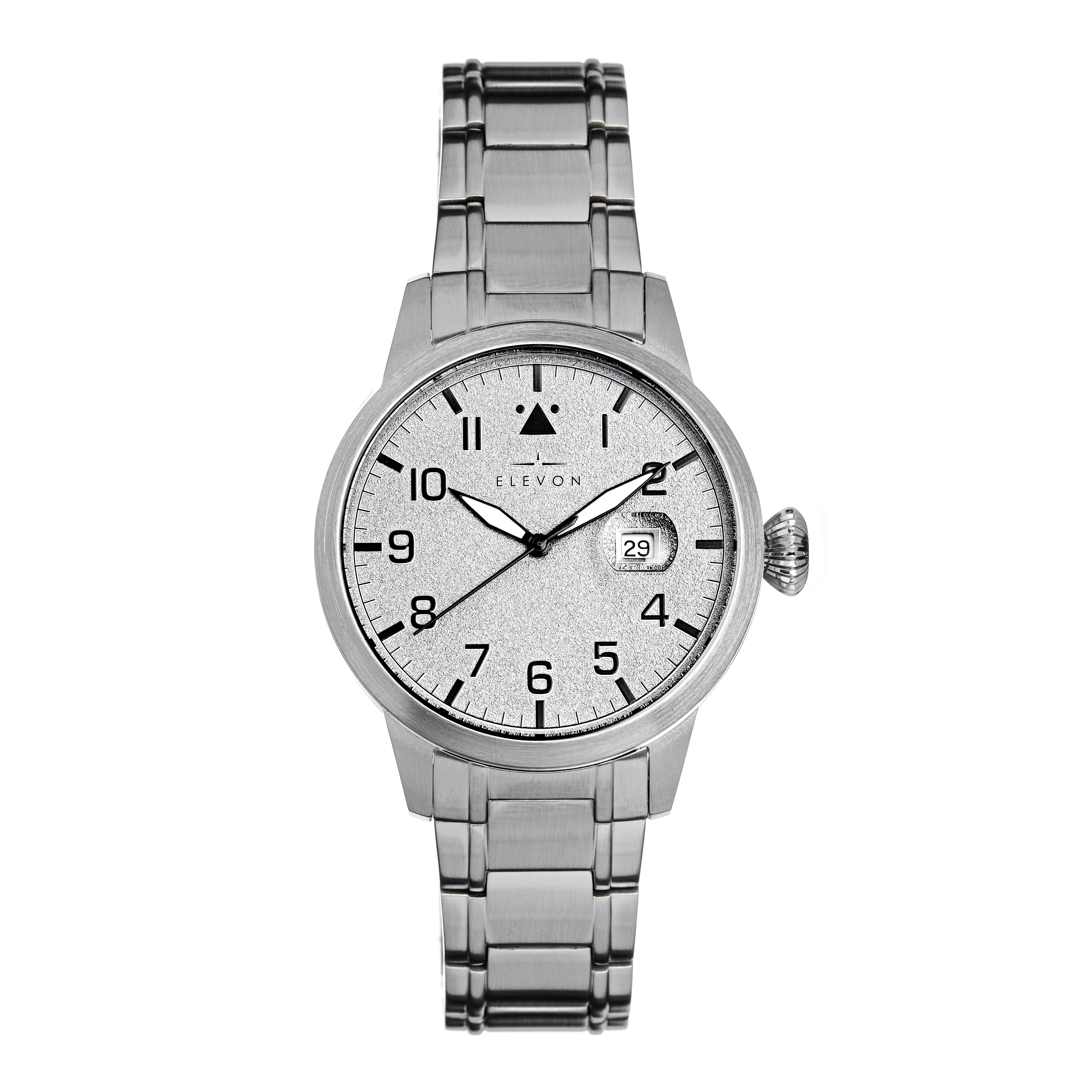 Foto 1 | Reloj Elevon Stealth Bracelet Con Fecha Para Hombre - Gris - Venta Internacional.