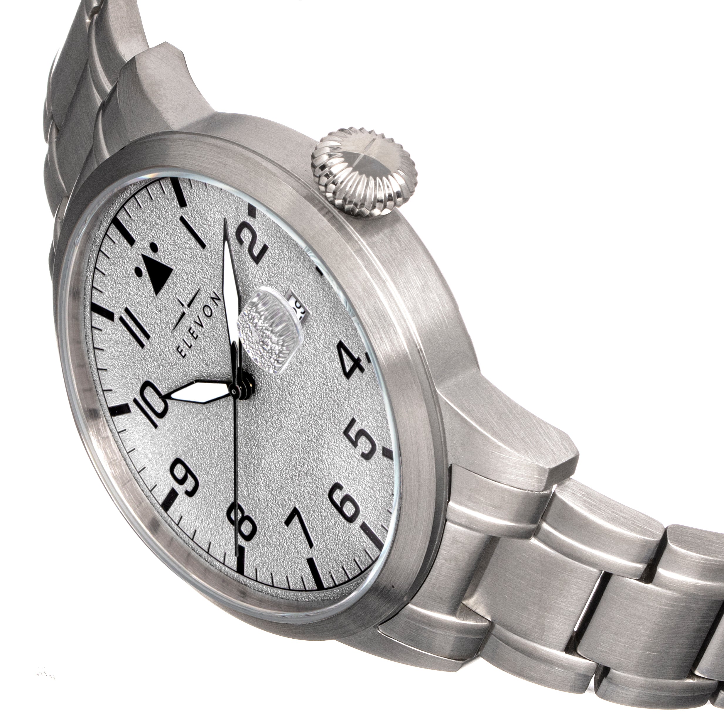 Foto 4 pulgar | Reloj Elevon Stealth Bracelet Con Fecha Para Hombre - Gris - Venta Internacional.