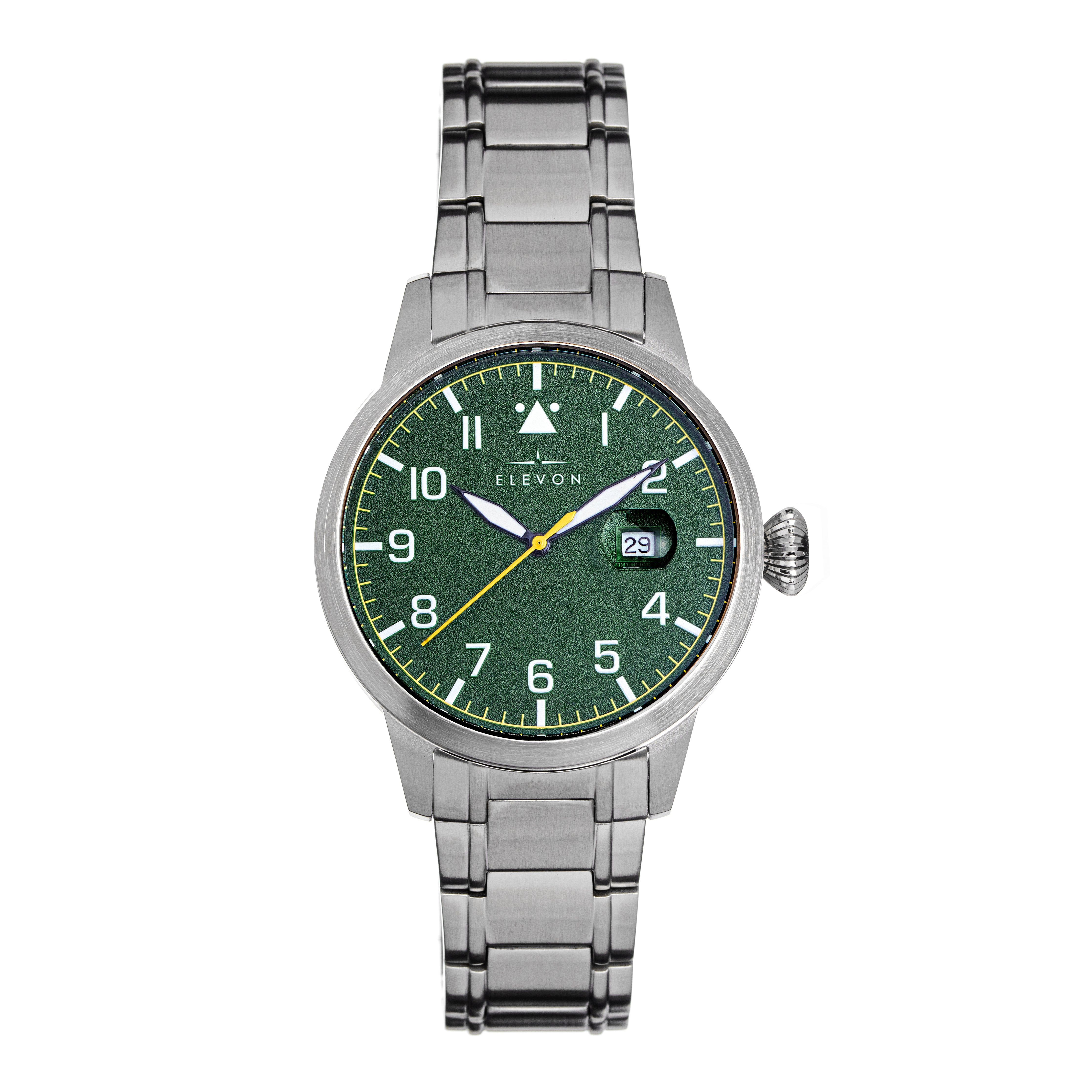 Foto 7 pulgar | Reloj Elevon Stealth Bracelet Con Fecha Para Hombre - Gris - Venta Internacional.