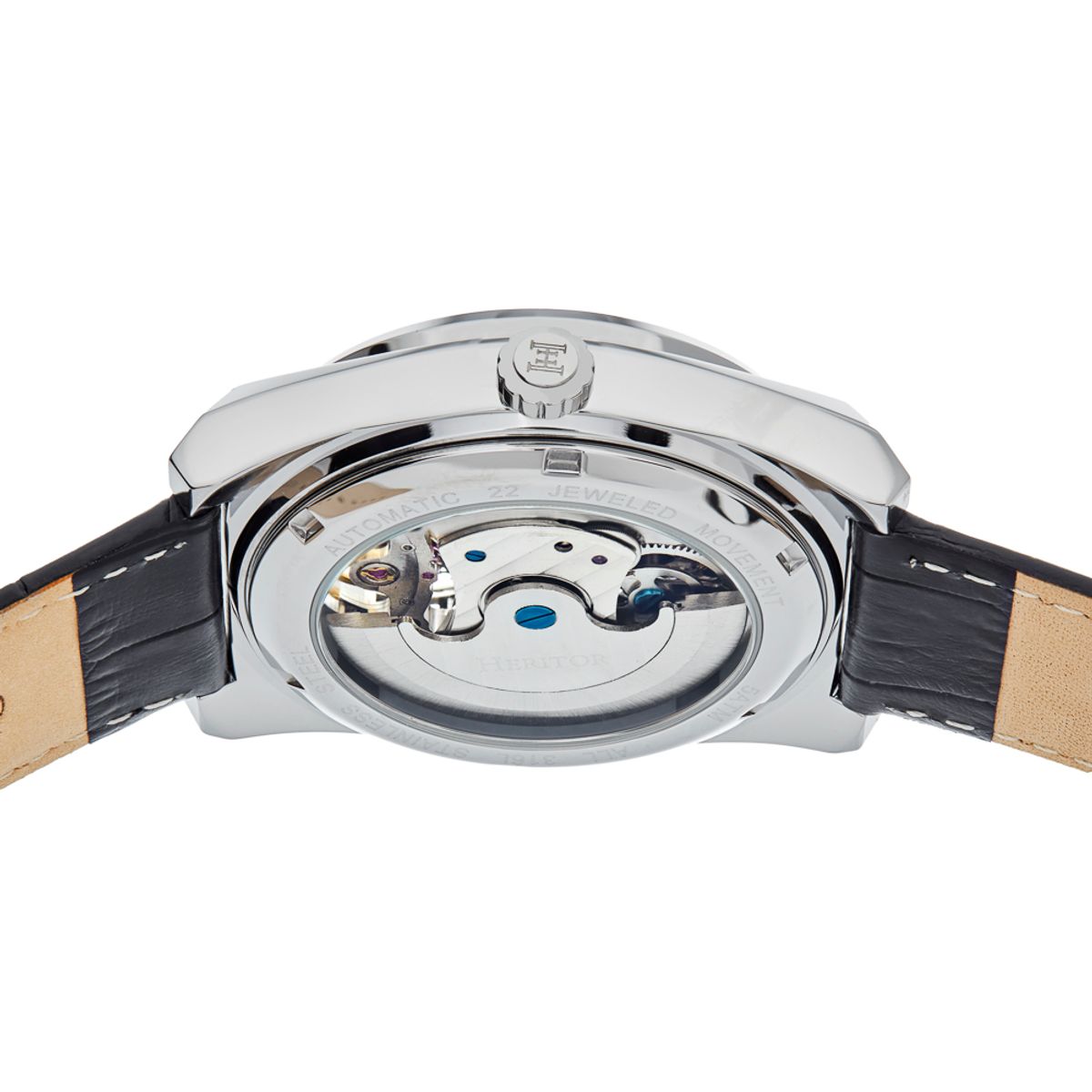 Foto 6 pulgar | Reloj Heritor Automatic Daxton Skeleton Negro/dorado Para Hombre - Venta Internacional.
