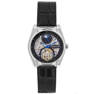 Foto 6 | Reloj Heritor Automatic Daxton Skeleton Negro/dorado Para Hombre - Venta Internacional.