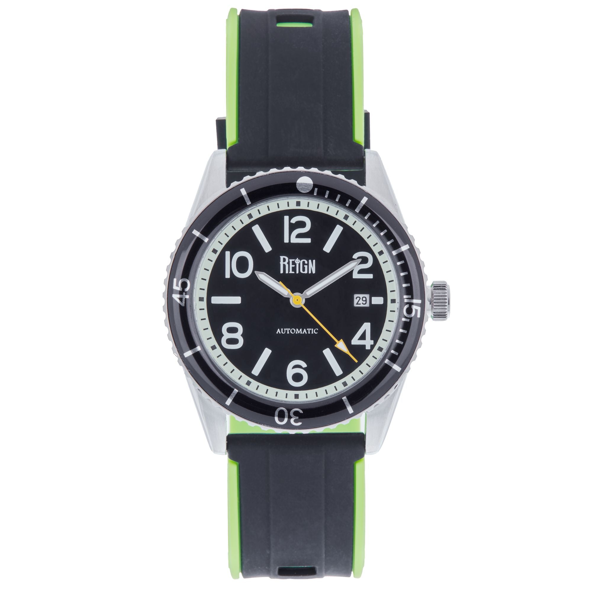 Reloj Reign Gage Automatic Con Fecha Para Hombre - Rojo/naranja - Venta Internacional.