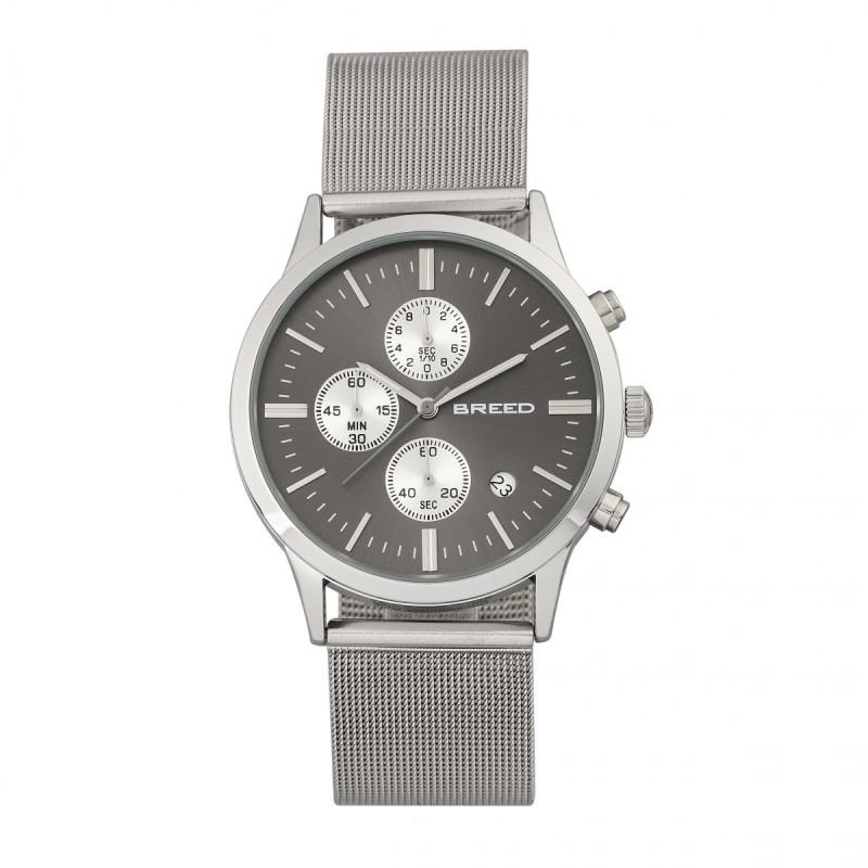 Foto 1 | Cronógrafo Watch Breed Espinosa Con Fecha Plateado/bronce - Venta Internacional.