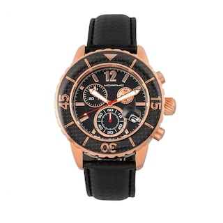 Foto 1 | Reloj Con Cronógrafo Morphic M51 Series Correa De Piel En Oro Rosa - Venta Internacional.