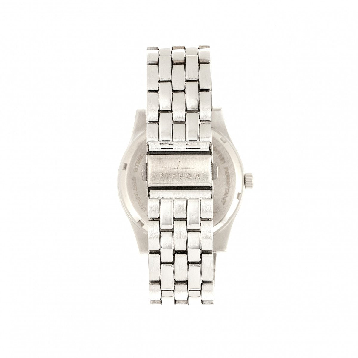 Foto 3 | Reloj Elevon Garrison - Brazalete Con Fecha Para Hombre  Color Plateado Y Negro - Venta Internacional.