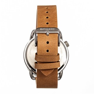 Foto 3 | Correa De Piel Watch Breed Regulator Con Segunda Subesfera Marrón/verde - Venta Internacional.