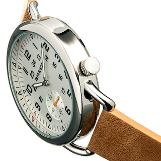 Foto 4 | Correa De Piel Watch Breed Regulator Con Segunda Subesfera Marrón/verde - Venta Internacional.