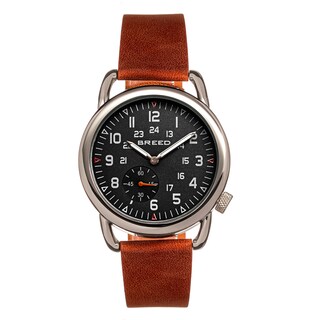 Foto 5 | Correa De Piel Watch Breed Regulator Con Segunda Subesfera Marrón/verde - Venta Internacional.