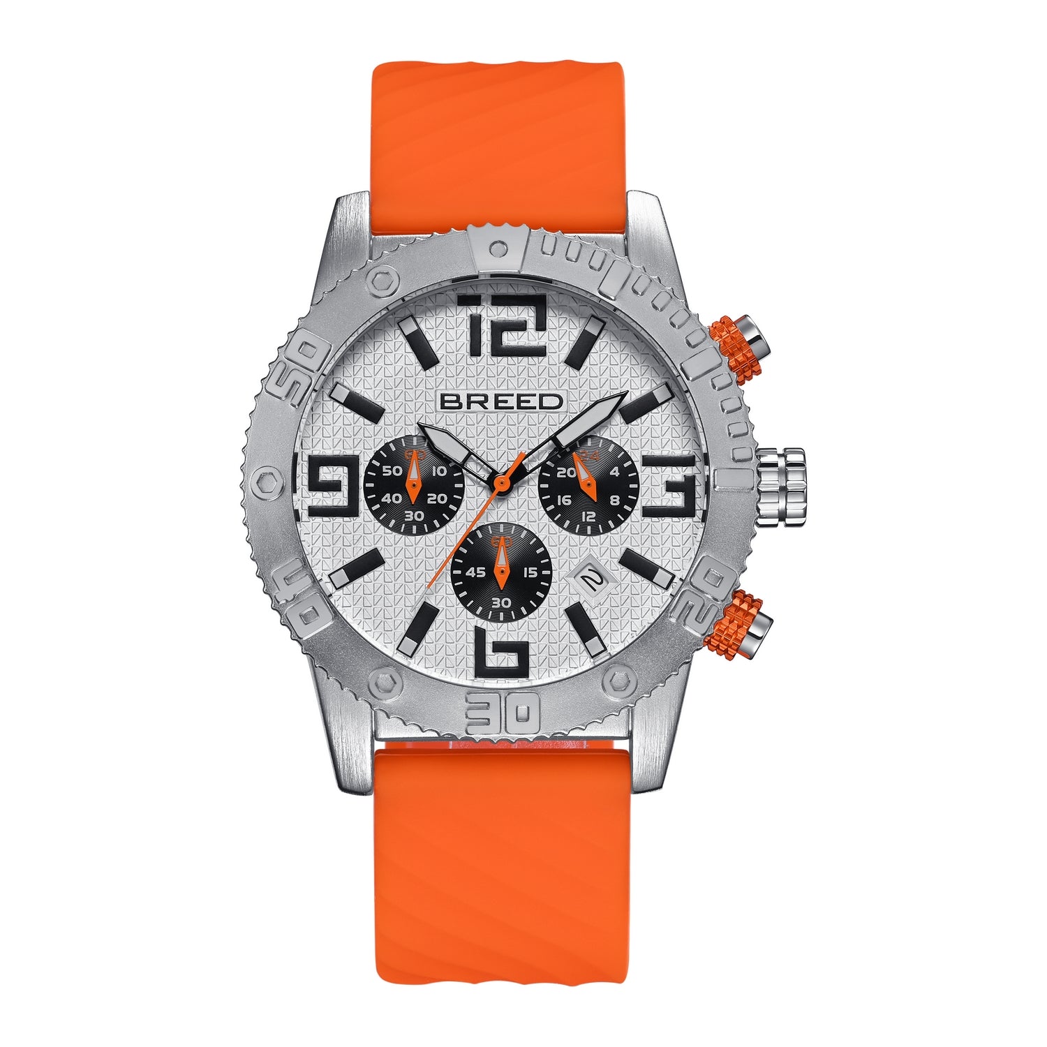 Foto 5 | Correa De Piel Watch Breed Double Agent Con Día/fecha  Color Negro - Venta Internacional.