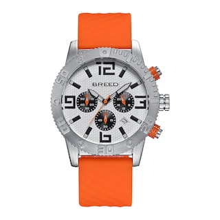Foto 5 | Correa De Piel Watch Breed Double Agent Con Día/fecha Color Negro - Venta Internacional.