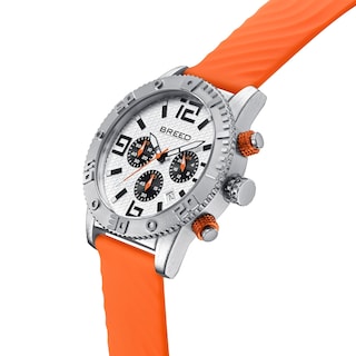 Foto 6 | Correa De Piel Watch Breed Double Agent Con Día/fecha Color Negro - Venta Internacional.
