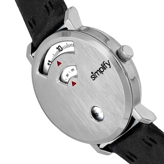Foto 4 | Reloj Simplify The 7000 Con Correa De Piel Azul/negra Para Hombre - Venta Internacional.