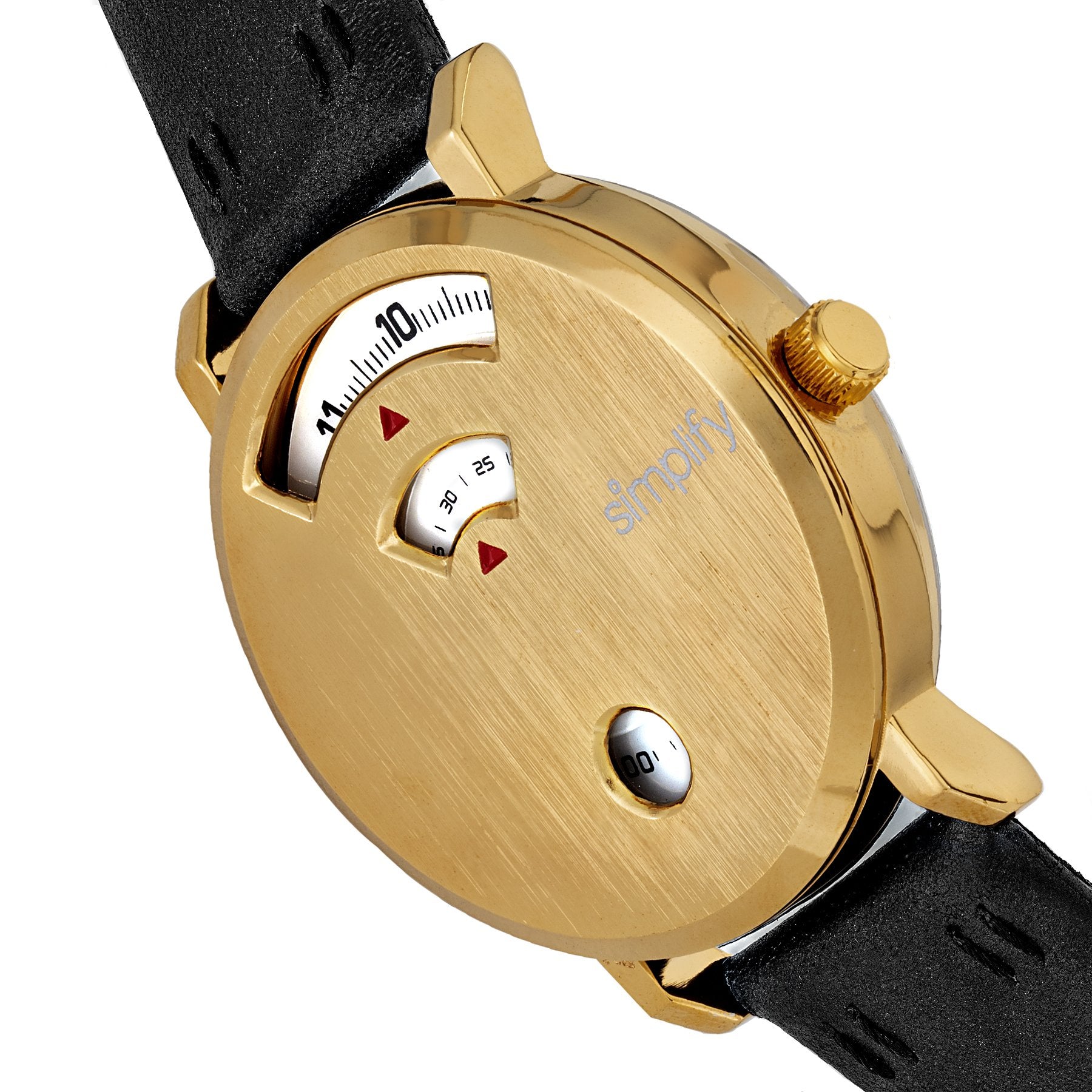 Foto 8 pulgar | Reloj Simplify The 7000 Con Correa De Piel Azul/negra Para Hombre - Venta Internacional.