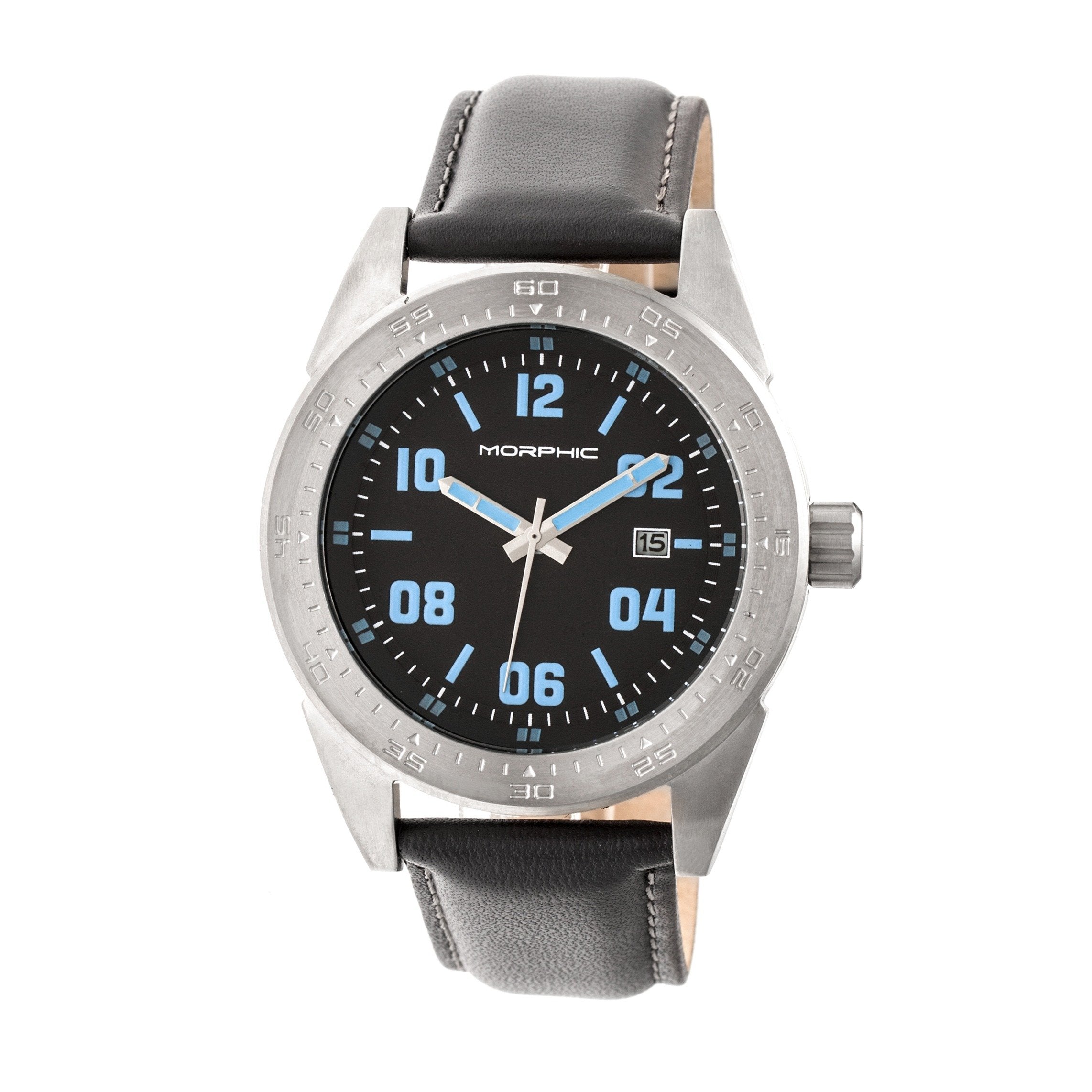 Foto 3 pulgar | Reloj Morphic M63 Series  Correa De Piel Con Fecha Para Hombre - Venta Internacional.
