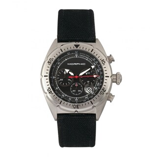 Foto 2 | Reloj: Correa De Cuero Trenzado Con Cronógrafo De La Serie Morphic M53 - Venta Internacional.