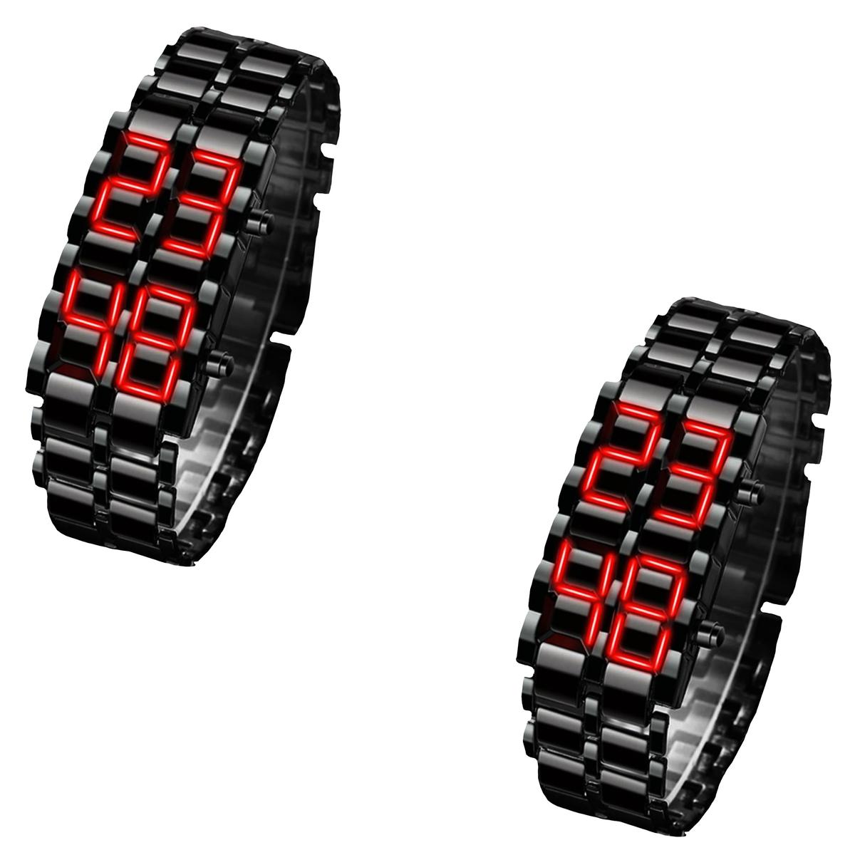 Foto 3 pulgar | Reloj Unisex Ventdepot Mxker-002 2 Piezas Negro