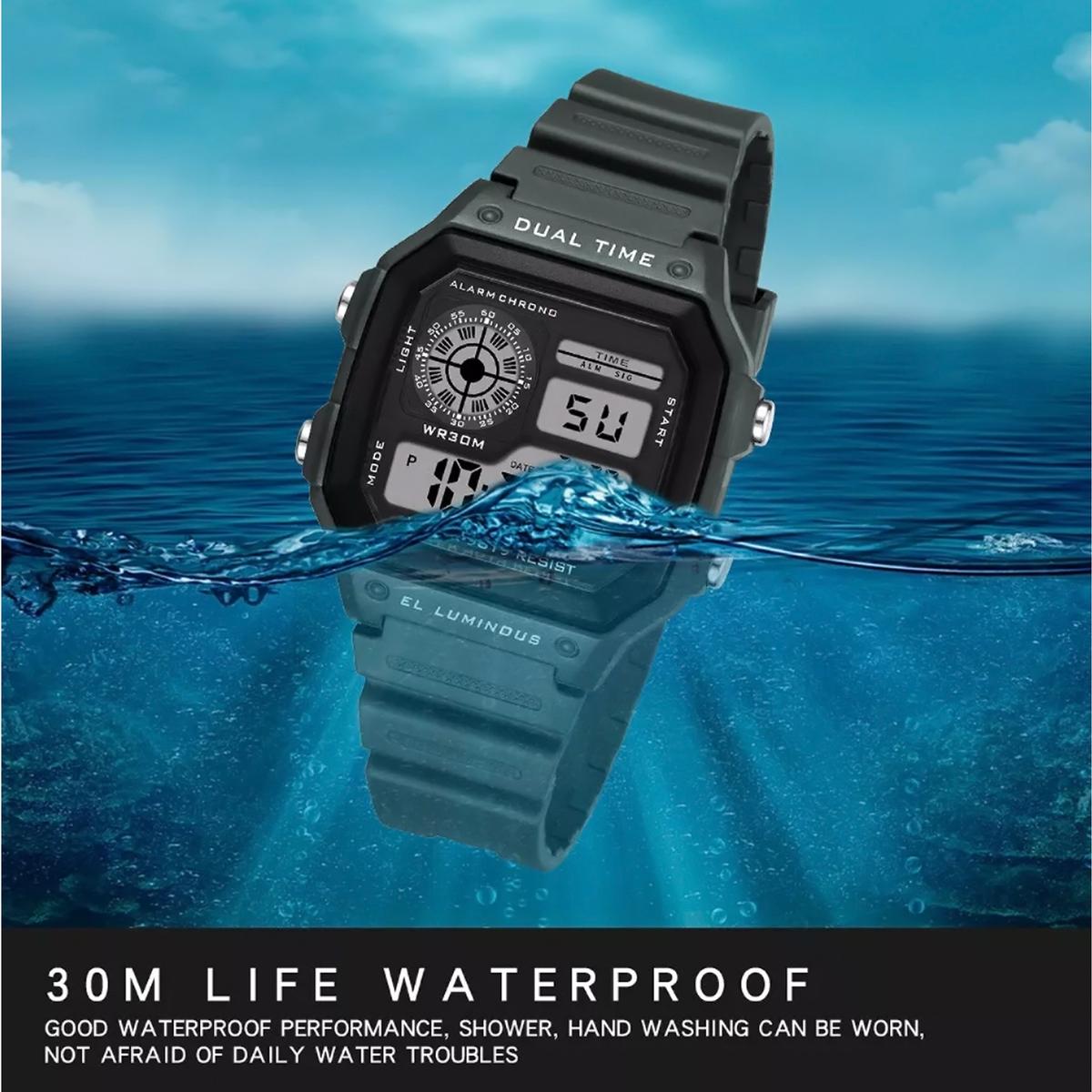 Foto 5 pulgar | Reloj Digital Resistente Ventdepot Mxlnx-001  Gris 