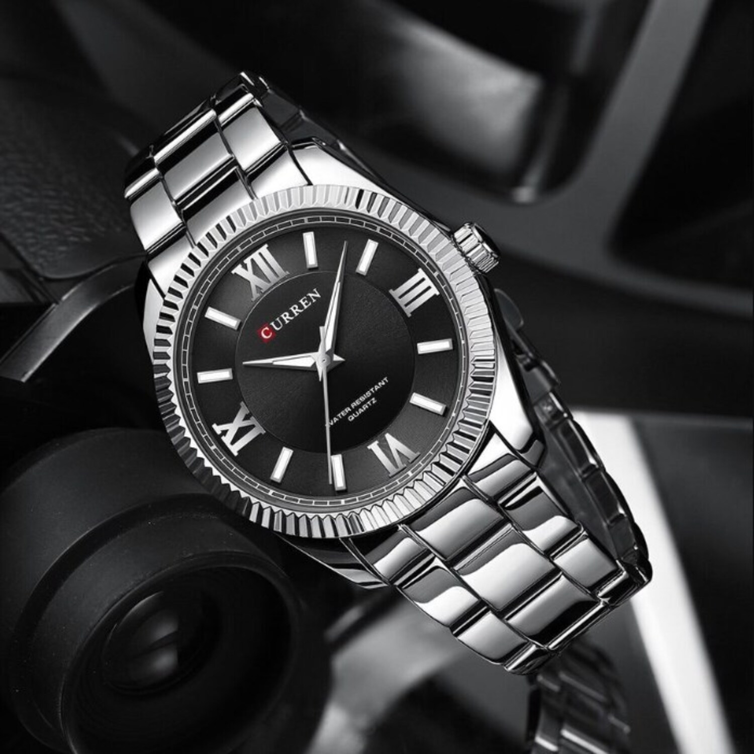 Foto 4 pulgar | Reloj Curren 8453 Kred9704 Acero Inoxidable Hombre