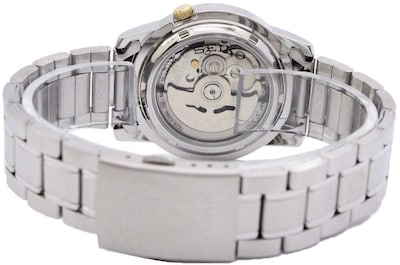 Foto 7 | Reloj Seiko 5 Snkk17j1 Automático De 21 Joyas Con Esfera Negra De 30 M - Venta Internacional.