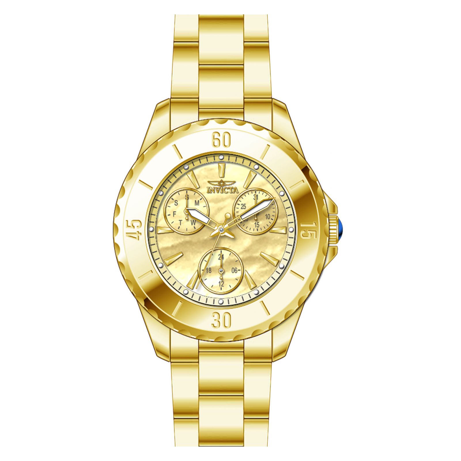 Foto 4 pulgar | Reloj Invicta 29107 Ángel Mujer color Oro