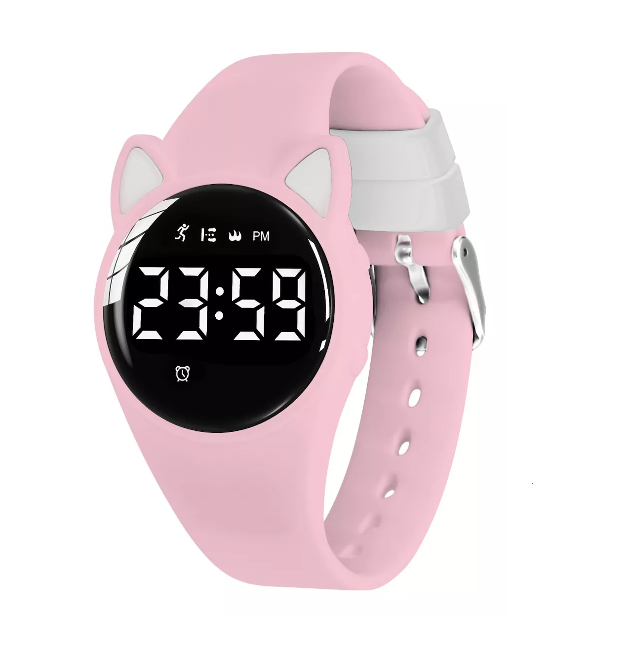 Foto 2 pulgar | Reloj Digital Fitness Con Contador De Pasos Y Calorías Niños Color Rosa Claro