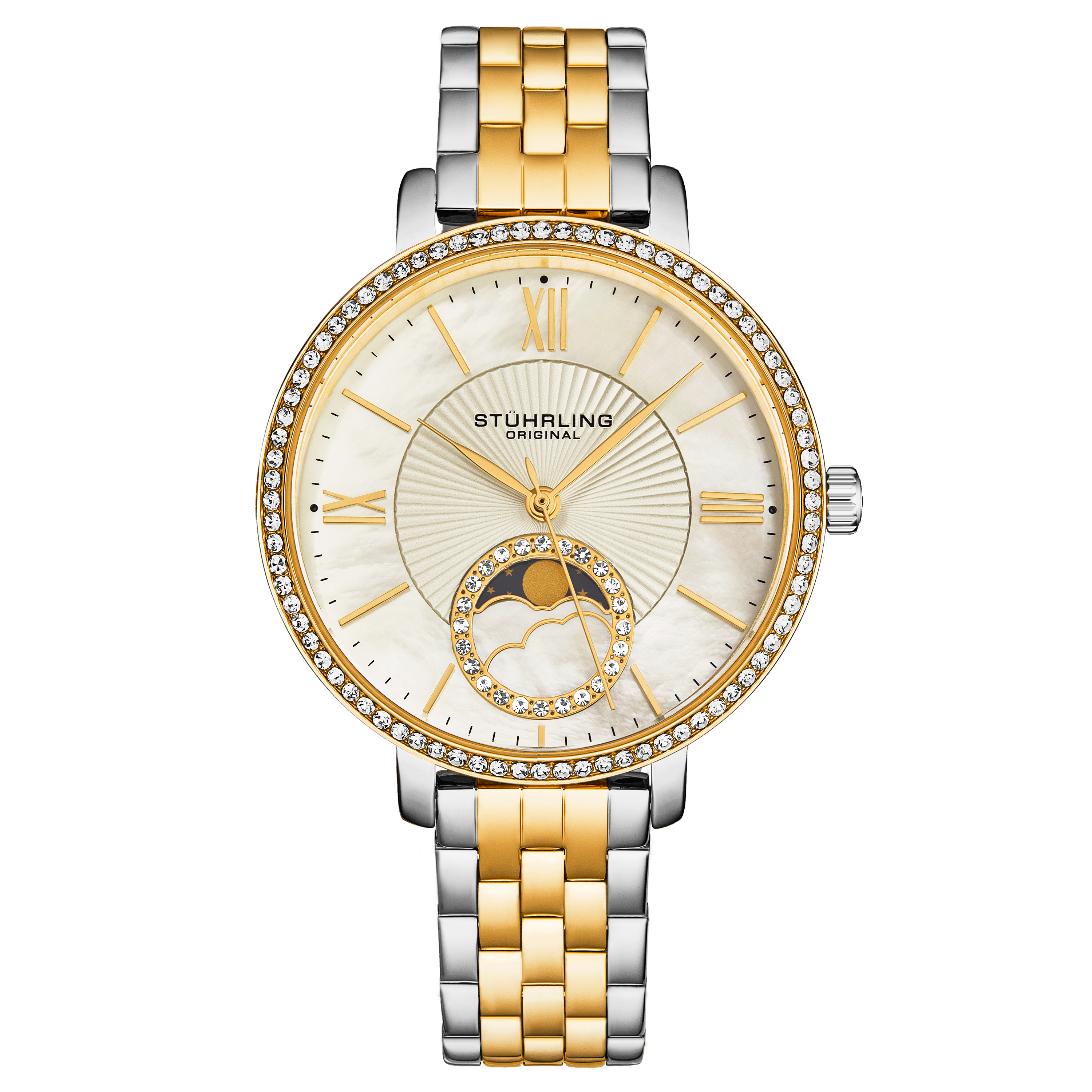 Venta Internacional-Reloj Stuhrling Original Plateada para Mujer