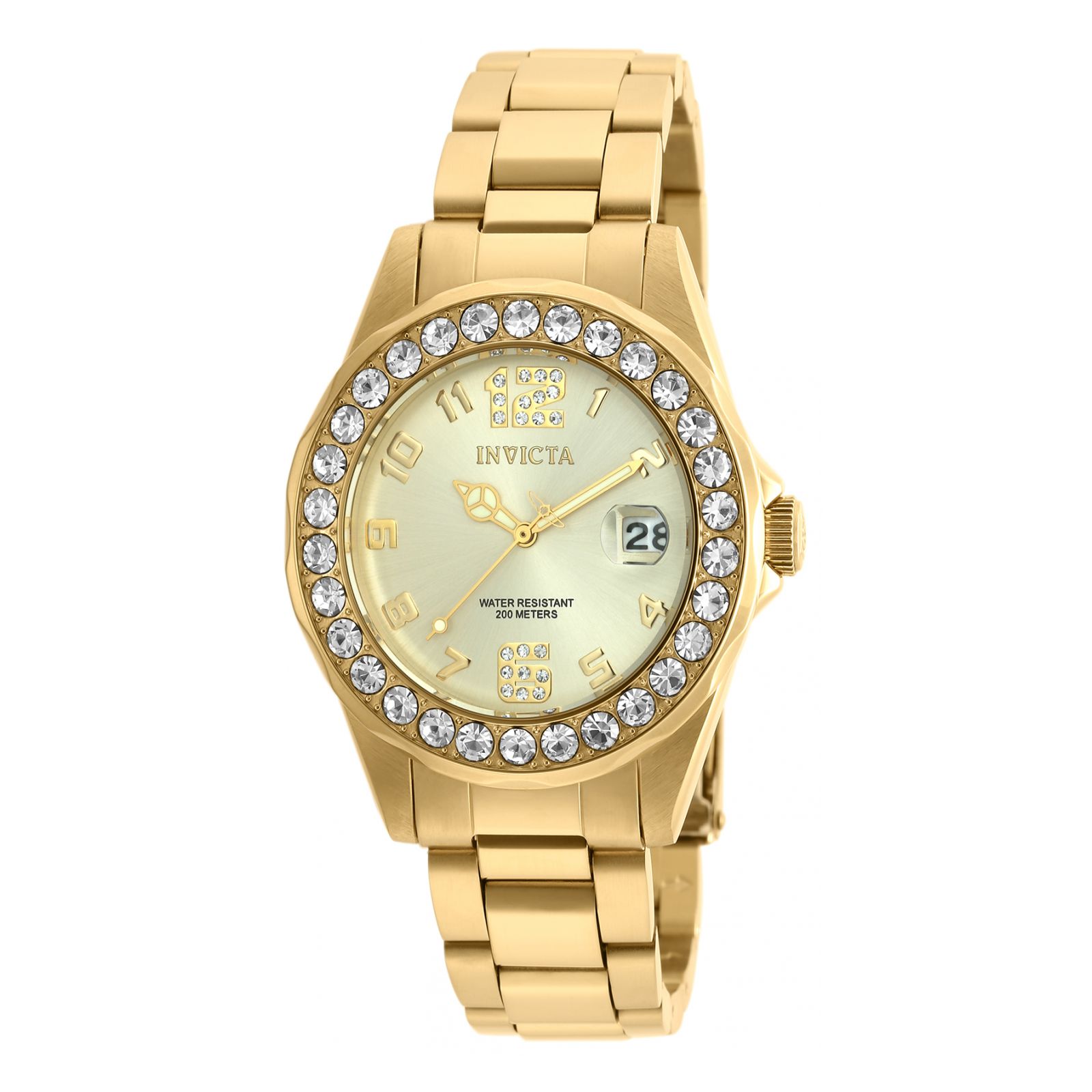 Foto 2 pulgar | Reloj Invicta 21397 Pro Diver de Acero Inoxidable Dorado para Mujer