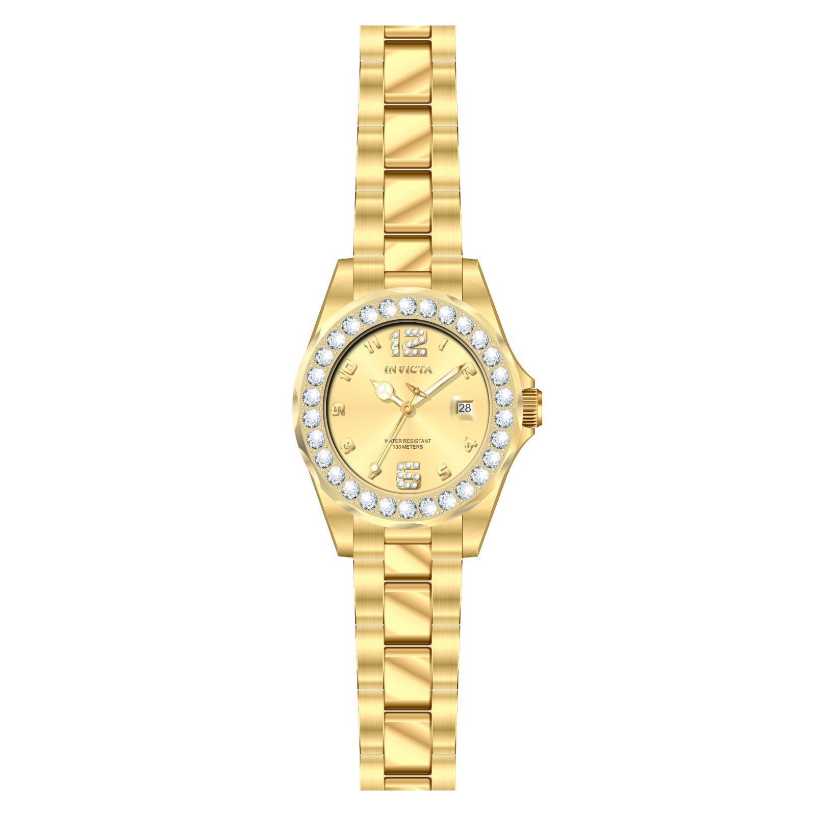 Foto 3 pulgar | Reloj Invicta 21397 Pro Diver de Acero Inoxidable Dorado para Mujer