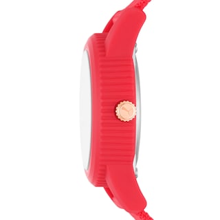 Foto 3 | Reloj Puma Ultrafresh color Rosa de Dama Esfera Y Correa De Pro-Planet Textil Rosa Movimiento Solar Resistente Al Agu