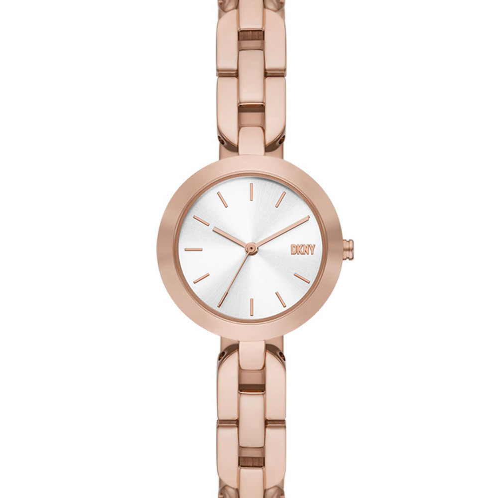 Foto 2 | Reloj DKNY City Link Rosa 34mm con Carátula Plateada de Espejo para Dama