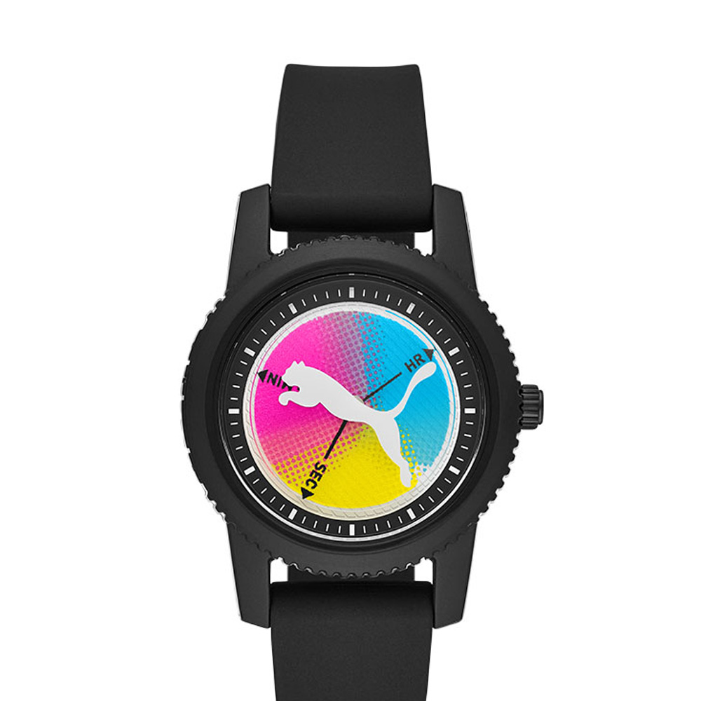 Foto 3 pulgar | Reloj Puma Ultrafresh Negro 34mm para Mujer