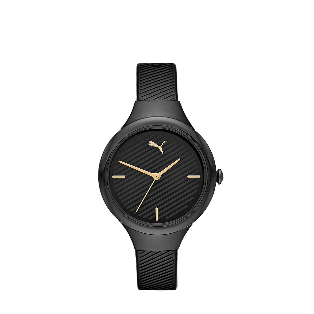 Foto 1 | Reloj Puma Contour Correa De Poliuretano Carátula Negra Analógico para Dama