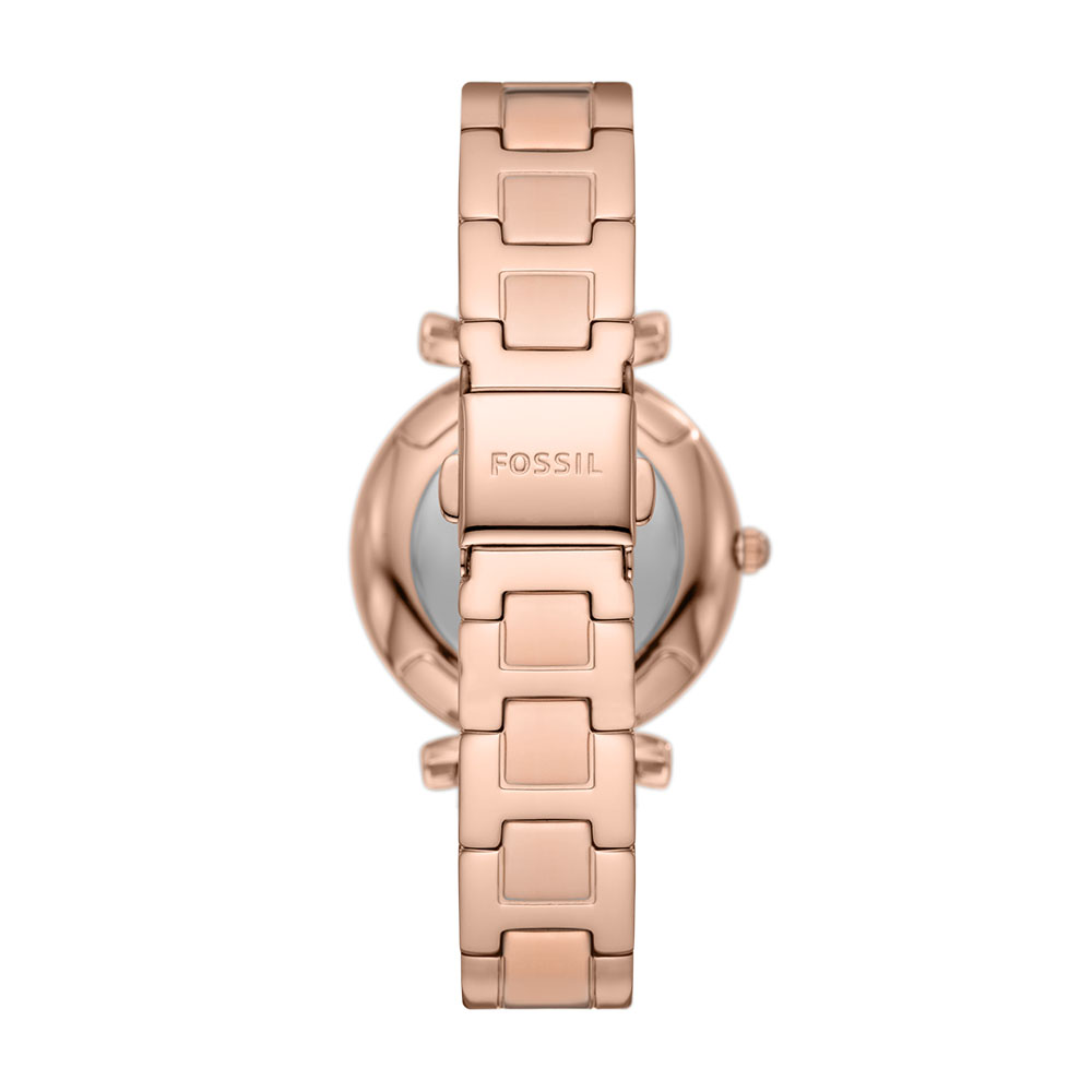 Foto 4 pulgar | Reloj Fossil Carlie Es5158 35 mm Brazalete Acero Inoxidable Resistente al Agua 50 m para Mujer