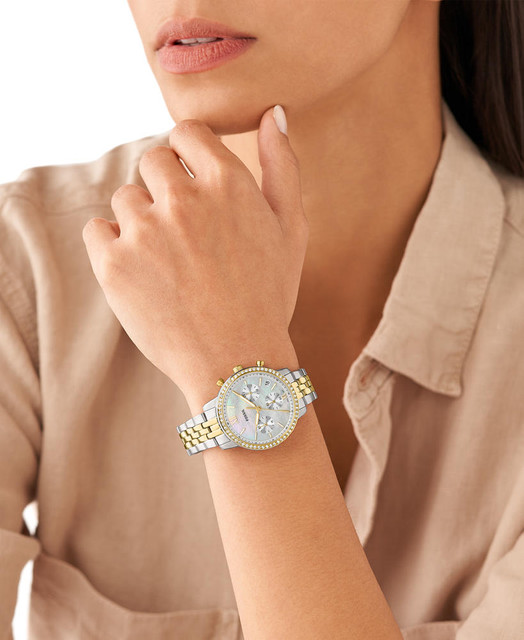 Foto 6 pulgar | Reloj Fossil Neutra Es5216 Plateado con Extensible de Acero para Mujer