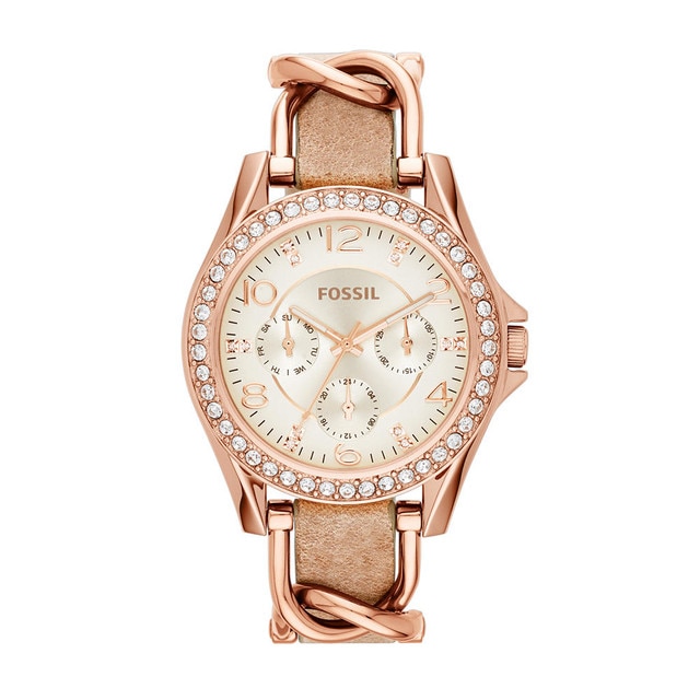 Reloj Fossil Riley Es3466 38mm Análogo para Mujer 