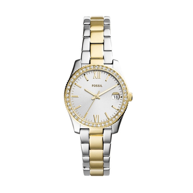 Reloj Fossil Scarlette Mini Es4319 color Plata Análogo 32mm con Extensible Combinado $2,429