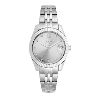 Foto 1 | Reloj Fossil Scarlette Mini Plateado para Mujer