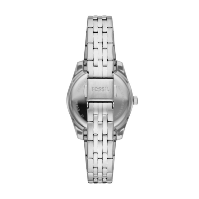 Foto 3 pulgar | Reloj Fossil Scarlette Mini Plateado para Mujer