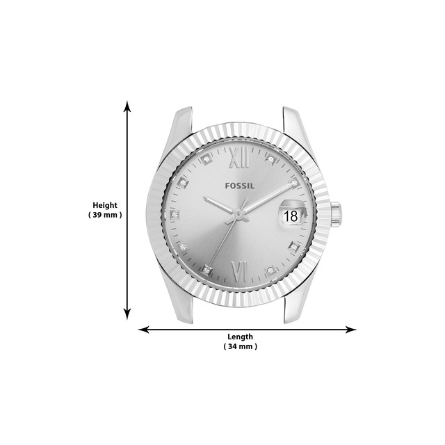 Foto 9 pulgar | Reloj Fossil Scarlette Mini Plateado para Mujer