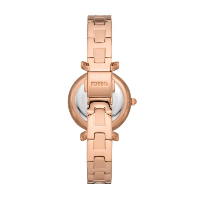 Foto 2 | Reloj Fossil Carlie Color Oro Rosa 28 mm de Acero Inoxidable para Dama