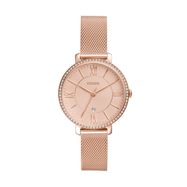 Foto 2 pulgar | Reloj Fossil Dorado Rosa 36 mm para Mujer