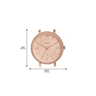 Foto 7 | Reloj Fossil Dorado Rosa 36 mm para Mujer
