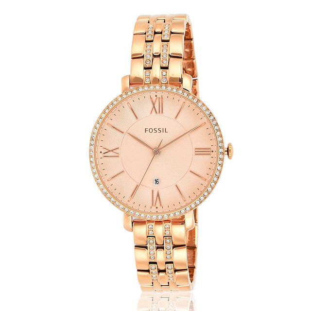 Foto 2 | Reloj Fossil Jacqueline Dorado Rosa 36 mm Análogo para Mujer