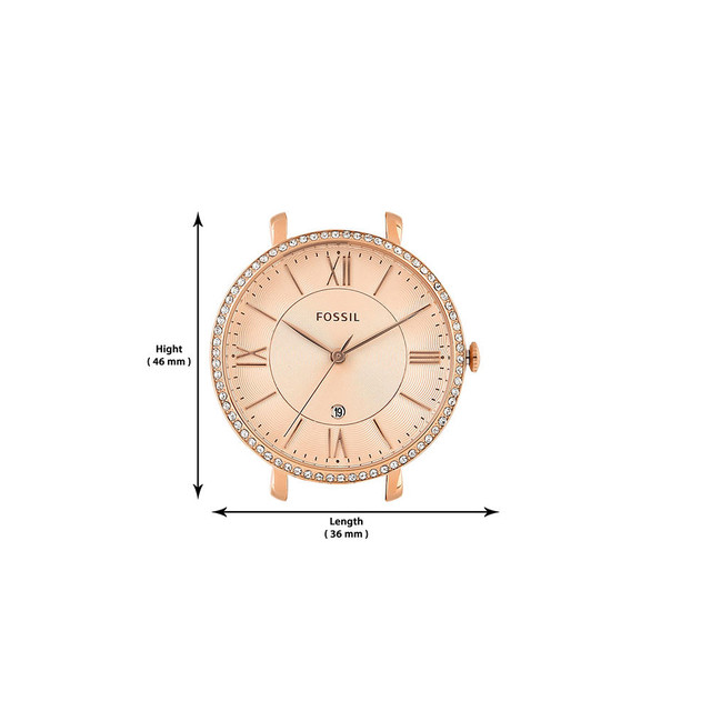 Foto 7 | Reloj Fossil Jacqueline Dorado Rosa 36 mm Análogo para Mujer