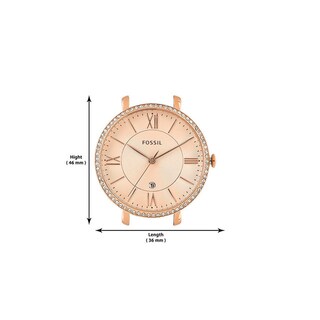 Foto 7 | Reloj Fossil Jacqueline Dorado Rosa 36 mm Análogo para Mujer