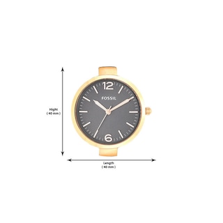 Foto 7 | Reloj Fossil Georgia Dorado Rosado con Correa de Piel para Dama