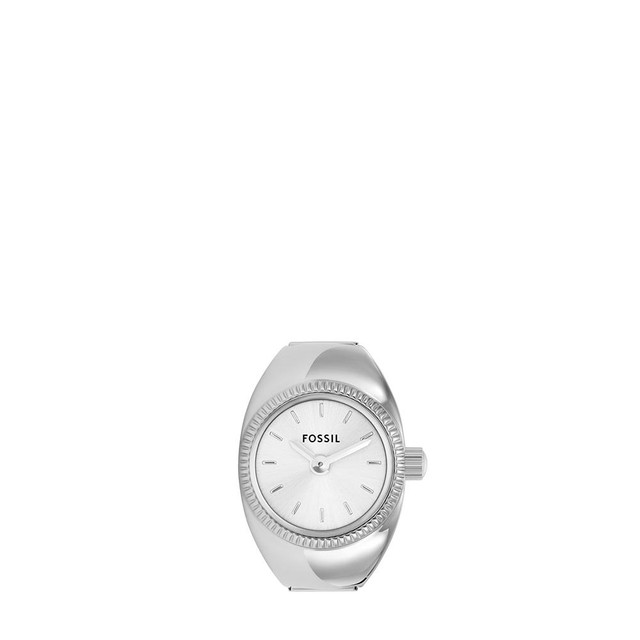 Foto 5 | Reloj Anillo Fossil Ring Watch Plateado para Mujer