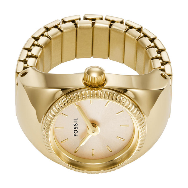 Reloj Fossil Ring Watch Es5246 Dorado para Mujer