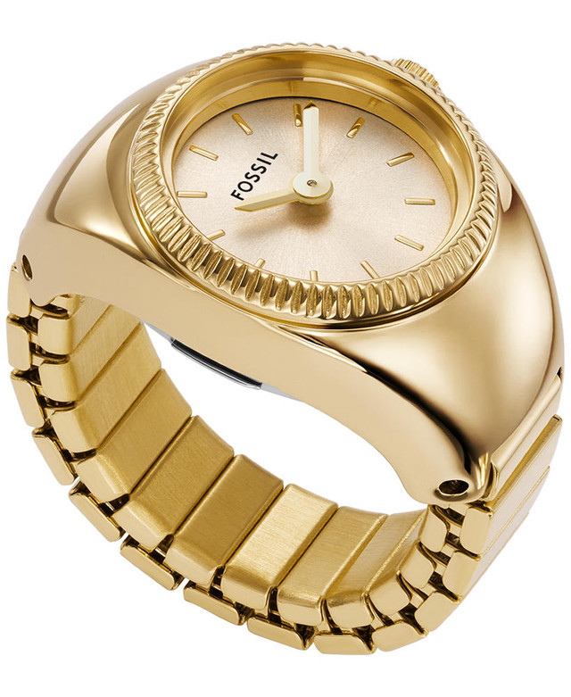 Foto 3 pulgar | Reloj Fossil Ring Watch Es5246 Dorado para Mujer